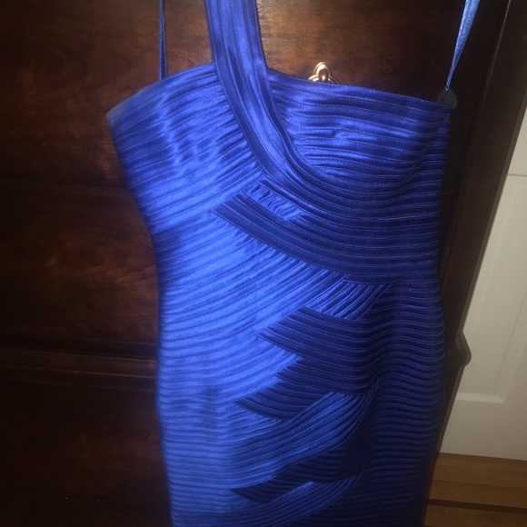 Blue BCBG Max Azria bandage mini dress - Picture 2 of 2